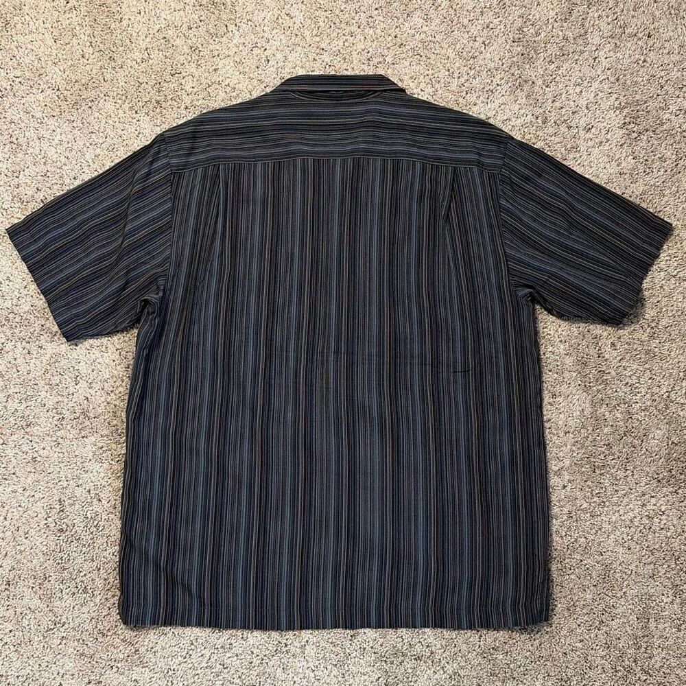 Tommy Bahama Men’s 100% Silk Short Sleeve Button Front Shirt Size Large - Picture 6 of 7